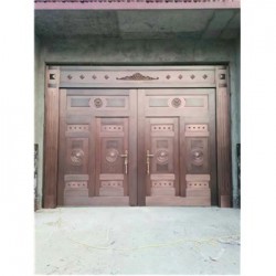 鹤壁市庭院铜大门（电动铜门）价格低-品质