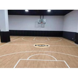 PVC运动地板特性 球场室内枫木纹运动地板