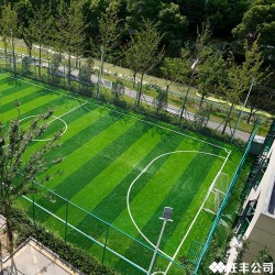 日字型五人制足球场围网喷塑运动场围栏网